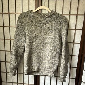 J. Crew Gray Crew Neck Sweater Cozy Knit